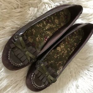 SPERRY Topsider Fringe Moccasin Loafer 8 Brown